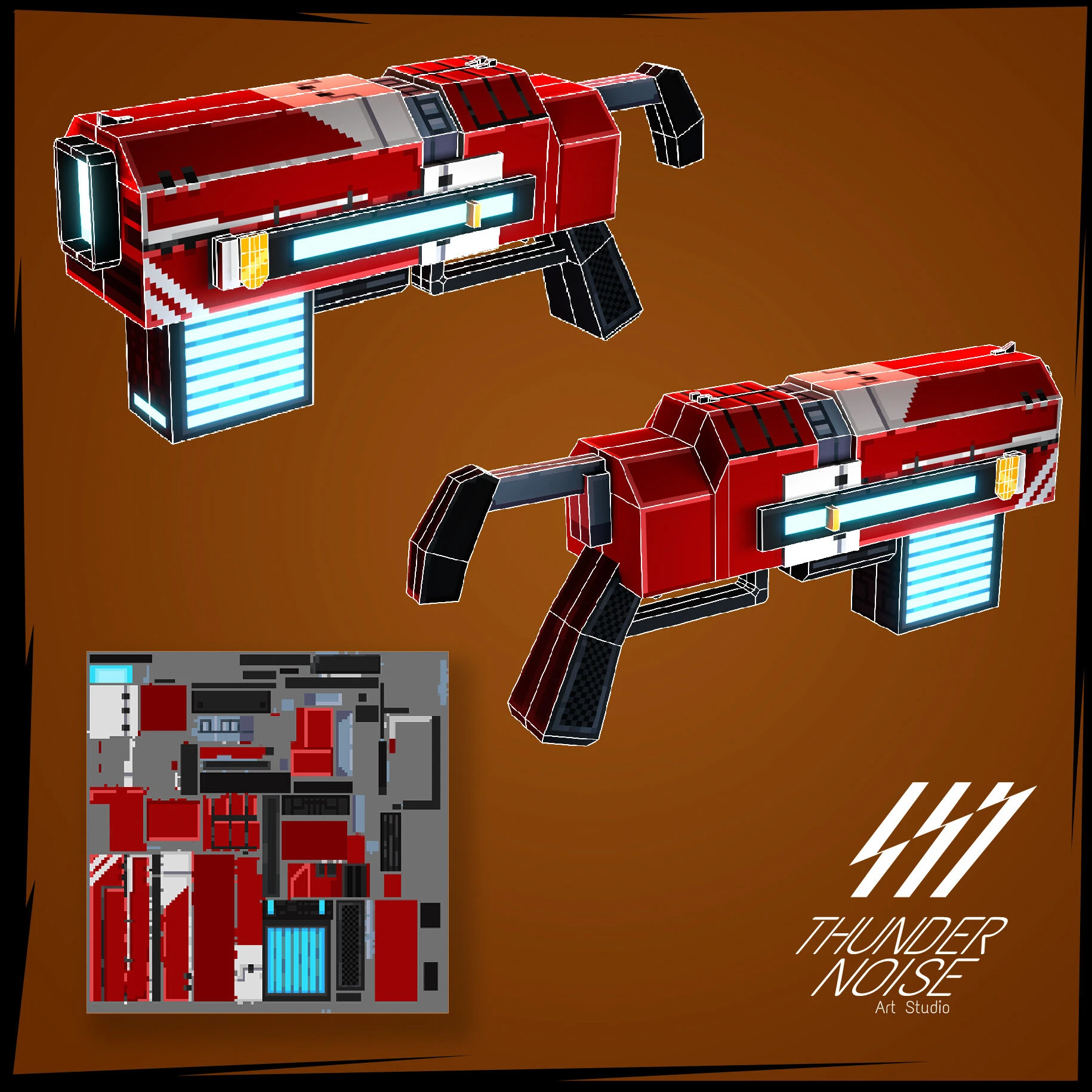 Pixel Gun project artwork by Thunder Noise Art Studio
